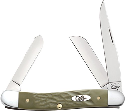 Case Medium Olive Green Stockman Pocket Knife